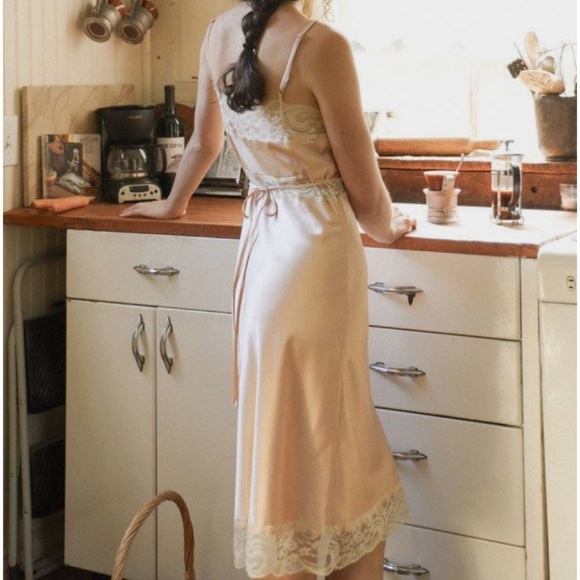 Vintage Heiress Slip Dress Size 38 Tall - Picture 1 of 7
